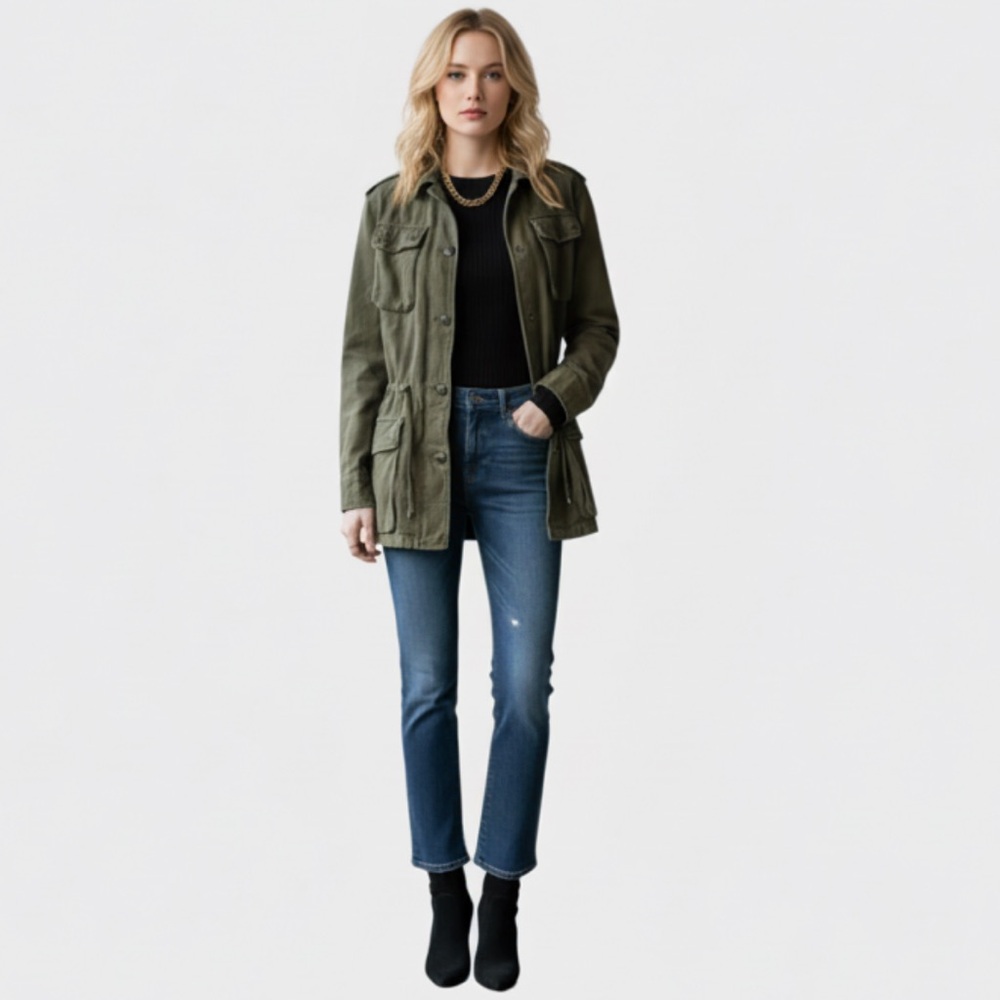 Free People Not Your Brother’s Surplus Jacket Utility Military Jacket